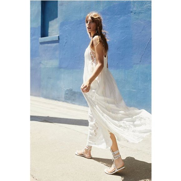 Free People Dresses & Skirts - Free People Victorian Lace flowy Sundress Dress